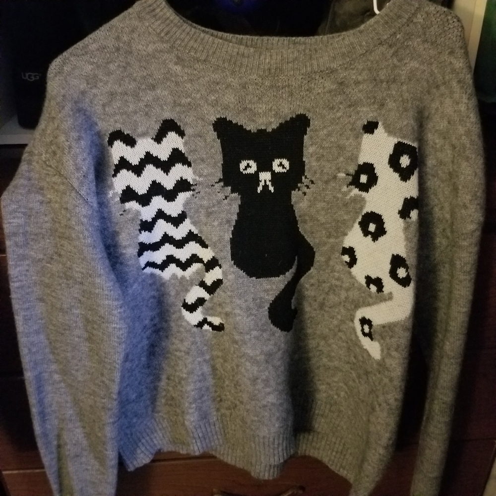 Cute cat sweater